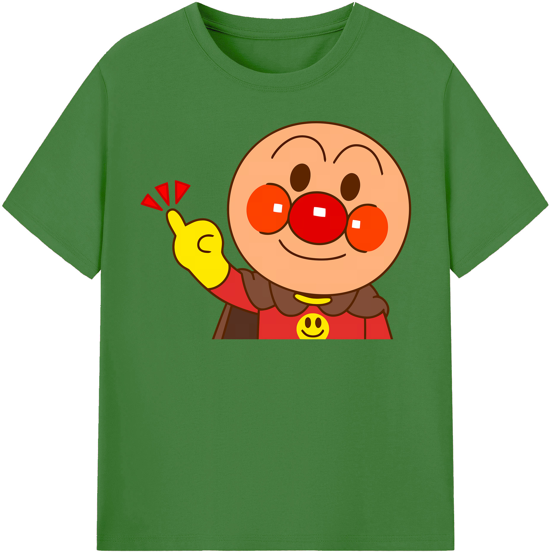 （画像用） アンパンマン Anpanman レディースカジュアルプリントTシャツ（綿100％）